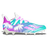 "Miami Vice 305" Adidas Adizero 11.0 Football Cleats by Stadium Custom Kicks