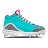 "Miami Vice" Nike Griffey 2 Cleats by Stadium Custom Kicks