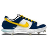 "Michigan Dunk" Nike Force Zoom Trout 7 Pro Cleats by Stadium Custom Kicks
