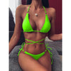 Micro Bikini Crisscross Swimwear Women's Two Piece Swimsuit Bathing Suit Bandage Woman Swimsuit Female Thong Bikinis Set 2 Piece Women Bathing Suit Beachwear by Stevvex