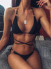 Micro Bikini Crisscross Swimwear Women's Two Piece Swimsuit Bathing Suit Bandage Woman Swimsuit Female Thong Bikinis Set 2 Piece Women Bathing Suit Beachwear by Stevvex
