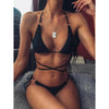 Micro Bikini Crisscross Swimwear Women's Two Piece Swimsuit Bathing Suit Bandage Woman Swimsuit Female Thong Bikinis Set 2 Piece Women Bathing Suit Beachwear by Stevvex