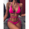 Micro Bikini Crisscross Swimwear Women's Two Piece Swimsuit Bathing Suit Bandage Woman Swimsuit Female Thong Bikinis Set 2 Piece Women Bathing Suit Beachwear by Stevvex
