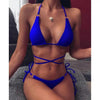 Micro Bikini Crisscross Swimwear Women's Two Piece Swimsuit Bathing Suit Bandage Woman Swimsuit Female Thong Bikinis Set 2 Piece Women Bathing Suit Beachwear by Stevvex