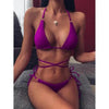 Micro Bikini Crisscross Swimwear Women's Two Piece Swimsuit Bathing Suit Bandage Woman Swimsuit Female Thong Bikinis Set 2 Piece Women Bathing Suit Beachwear by Stevvex