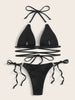 Micro Bikini Crisscross Swimwear Women's Two Piece Swimsuit Bathing Suit Bandage Woman Swimsuit Female Thong Bikinis Set 2 Piece Women Bathing Suit Beachwear by Stevvex