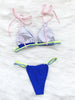 Micro Bikini Set For Women Black Blue Green Pink String Swimwear Women's Halter String Triangle Bikini Set Charming Swimwear Two Piece Swimsuit Women's Swimsuit Push Up Bathers Bathing Suit Bikinis by Stevvex
