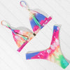 Micro Mini Bikini Swimwear Women Halter Push Up Bikini Set Padded Bra Women's Underwired Triangle Bathing Two Pieces Swimsuit Bikini Set Swimsuit Bandage Swim Suit by Stevvex