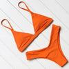 Micro Mini Bikini Swimwear Women Halter Push Up Bikini Set Padded Bra Women's Underwired Triangle Bathing Two Pieces Swimsuit Bikini Set Swimsuit Bandage Swim Suit by Stevvex