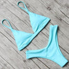 Micro Mini Bikini Swimwear Women Halter Push Up Bikini Set Padded Bra Women's Underwired Triangle Bathing Two Pieces Swimsuit Bikini Set Swimsuit Bandage Swim Suit by Stevvex