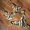 Micro Mini Bikini Swimwear Women Halter Push Up Bikini Set Padded Bra Women's Underwired Triangle Bathing Two Pieces Swimsuit Bikini Set Swimsuit Bandage Swim Suit by Stevvex