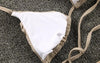 Micro Pleated Bikini Women Swimsuit Halter Bikini Set Triangle Swimwear Female Beach Wear Bathing Suit Two Piece Bikini Double Shoulder Straps Cute Swimsuit Triangle Bathing by Stevvex