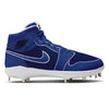 "Midnight Navy" Jordan 1 Retro Cleats by Stadium Custom Kicks