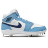 "Midnight Carolina" Jordan 1 Retro Cleats by Stadium Custom Kicks