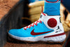 "Miggy Glitter" Nike Alpha Huarache Elite 3 Mid Cleats