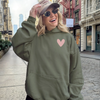 What’s the Best That Could Happen Heart Hoodie by Hey Jude Graphic Tees