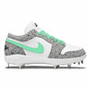 "Mint Cement" Jordan 1 Retro Cleats by Stadium Custom Kicks