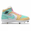 "Mint Chip Waffle Cone" Jordan 1 Retro Cleats by Stadium Custom Kicks