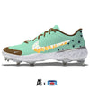 "Mint Chocolate Chip" Nike Alpha Huarache Elite 3 Low Cleats