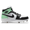 "Mint Crisp" Jordan 1 Retro Cleats by Stadium Custom Kicks