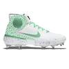 "Mint Elephant" Nike Alpha Huarache Elite 3 Mid Cleats by Stadium Custom Kicks