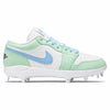 "Mint Glacier" Jordan 1 Retro Cleats by Stadium Custom Kicks