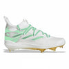 "Mint Pitching Ninja" Adidas Adizero Afterburner NWV Cleats - Size 6.5 Metal by Stadium Custom Kicks