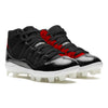 "Mismatch Gym Red" Jordan 11 Retro MCS Cleats by Stadium Custom Kicks