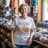 Books & Yarn Lover T-shirt by YarnMerch