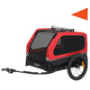 Dog Bike Trailer for Small & Medium Dogs, Universal Bicycle Coupler, Flip-Down Ramp Tailgate by Furr Baby Gifts