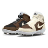 "Mocha Homage to Home" Jordan 1 Retro Cleats by Stadium Custom Kicks