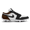 "Mocha” Jordan 1 Vapor Edge Low Cleats by Stadium Custom Kicks