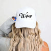 Embroidered Wifey Trucker Hat – Classic Mesh Cap for Wedding or Anniversary by Adorb Custom Tees