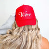 Embroidered Wifey Trucker Hat – Classic Mesh Cap for Wedding or Anniversary by Adorb Custom Tees