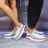 Modern Colorful Cool Sneaker Womens Lace Up Vulcanized Shoes Casual Flat Comfort Walking Running Shoes Light Mesh Tennis Casual Sneakers Fashion Design For Women by Stevvex
