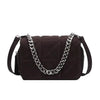 Modern Designer Metal Chain Clutches , Mini Shoulder Bag Satchel Style Nylon Small Crossbody Bags For Women And Girls by Stevvex