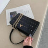 Modern Elegant Luxury Sterling Pu Leather Crossbody Bags For Women And Girls Designer Chains Shoulder Messenger Bag For Female by Stevvex