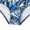 Modern Floral Bikini 2 Pieces Flower Print Bikini Set Women Crisscross High Waist String 2 Piece Bathing Suits High Waist Women's Swimsuit Shorts Solid Bikini Floral Summer Bikini Set by Stevvex