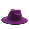 Modern Hats For Women Fedoras Winter Women Hats Simple Classic Hat Wedding Lady Retro Wide Brim Floppy Hat Men Fedora Hat Fashionable Classic Wide Brim Hat For Summer Dress Hats by Stevvex