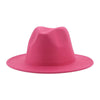 Modern Hats For Women Fedoras Winter Women Hats Simple Classic Hat Wedding Lady Retro Wide Brim Floppy Hat Men Fedora Hat Fashionable Classic Wide Brim Hat For Summer Dress Hats by Stevvex