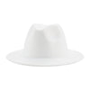 Modern Hats For Women Fedoras Winter Women Hats Simple Classic Hat Wedding Lady Retro Wide Brim Floppy Hat Men Fedora Hat Fashionable Classic Wide Brim Hat For Summer Dress Hats by Stevvex