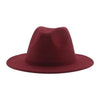 Modern Hats For Women Fedoras Winter Women Hats Simple Classic Hat Wedding Lady Retro Wide Brim Floppy Hat Men Fedora Hat Fashionable Classic Wide Brim Hat For Summer Dress Hats by Stevvex