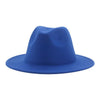 Modern Hats For Women Fedoras Winter Women Hats Simple Classic Hat Wedding Lady Retro Wide Brim Floppy Hat Men Fedora Hat Fashionable Classic Wide Brim Hat For Summer Dress Hats by Stevvex