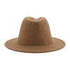 Modern Hats For Women Fedoras Winter Women Hats Simple Classic Hat Wedding Lady Retro Wide Brim Floppy Hat Men Fedora Hat Fashionable Classic Wide Brim Hat For Summer Dress Hats by Stevvex
