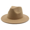 Modern Hats For Women Fedoras Winter Women Hats Simple Classic Hat Wedding Lady Retro Wide Brim Floppy Hat Men Fedora Hat Fashionable Classic Wide Brim Hat For Summer Dress Hats by Stevvex