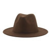 Modern Hats For Women Fedoras Winter Women Hats Simple Classic Hat Wedding Lady Retro Wide Brim Floppy Hat Men Fedora Hat Fashionable Classic Wide Brim Hat For Summer Dress Hats by Stevvex