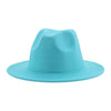 Modern Hats For Women Fedoras Winter Women Hats Simple Classic Hat Wedding Lady Retro Wide Brim Floppy Hat Men Fedora Hat Fashionable Classic Wide Brim Hat For Summer Dress Hats by Stevvex