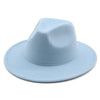 Modern Hats For Women Fedoras Winter Women Hats Simple Classic Hat Wedding Lady Retro Wide Brim Floppy Hat Men Fedora Hat Fashionable Classic Wide Brim Hat For Summer Dress Hats by Stevvex