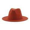 Modern Hats For Women Fedoras Winter Women Hats Simple Classic Hat Wedding Lady Retro Wide Brim Floppy Hat Men Fedora Hat Fashionable Classic Wide Brim Hat For Summer Dress Hats by Stevvex