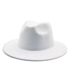 Modern Hats For Women Fedoras Winter Women Hats Simple Classic Hat Wedding Lady Retro Wide Brim Floppy Hat Men Fedora Hat Fashionable Classic Wide Brim Hat For Summer Dress Hats by Stevvex